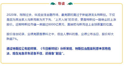 特斯拉副业月收入究竟有多高？隐藏的盈利秘密你知道吗？