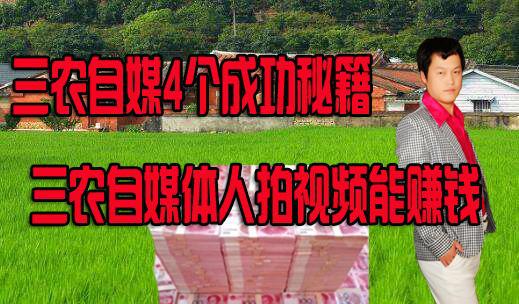 三农自媒体人如何实现盈利？成功变现的秘诀是什么？