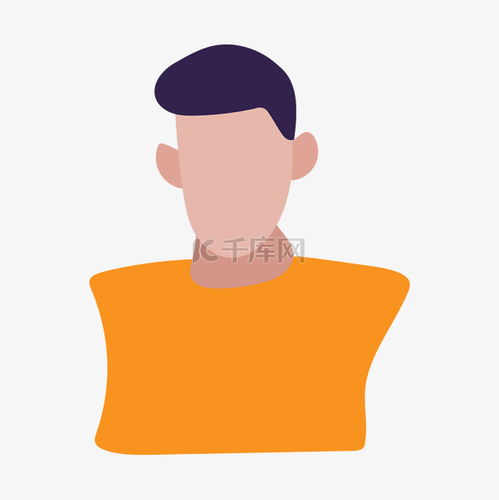 如何设计带副业元素的男性头像图片？