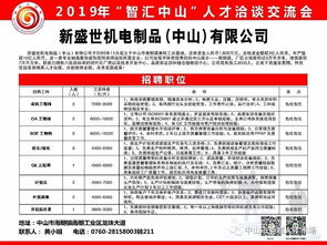 中山有哪些工厂正在进行招聘？一探附近的热门岗位与大厂招工信息汇总