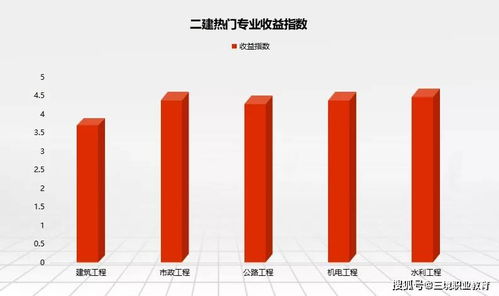 二建考试中，哪个专业收益相对较低？