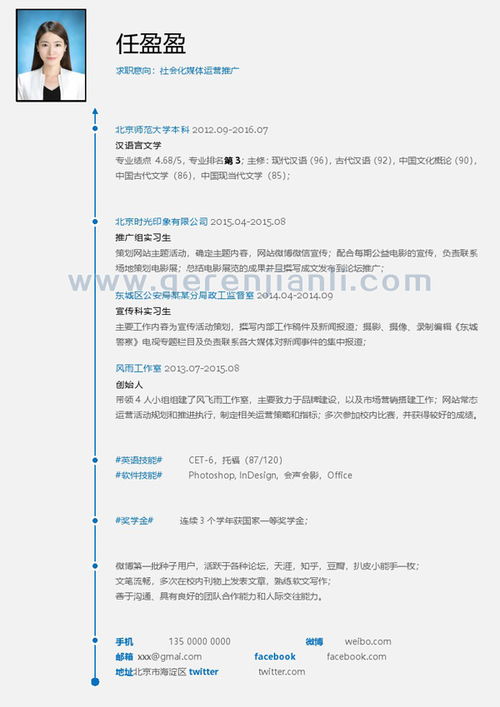 如何制作一份吸引书店兼职招聘的简历模板？